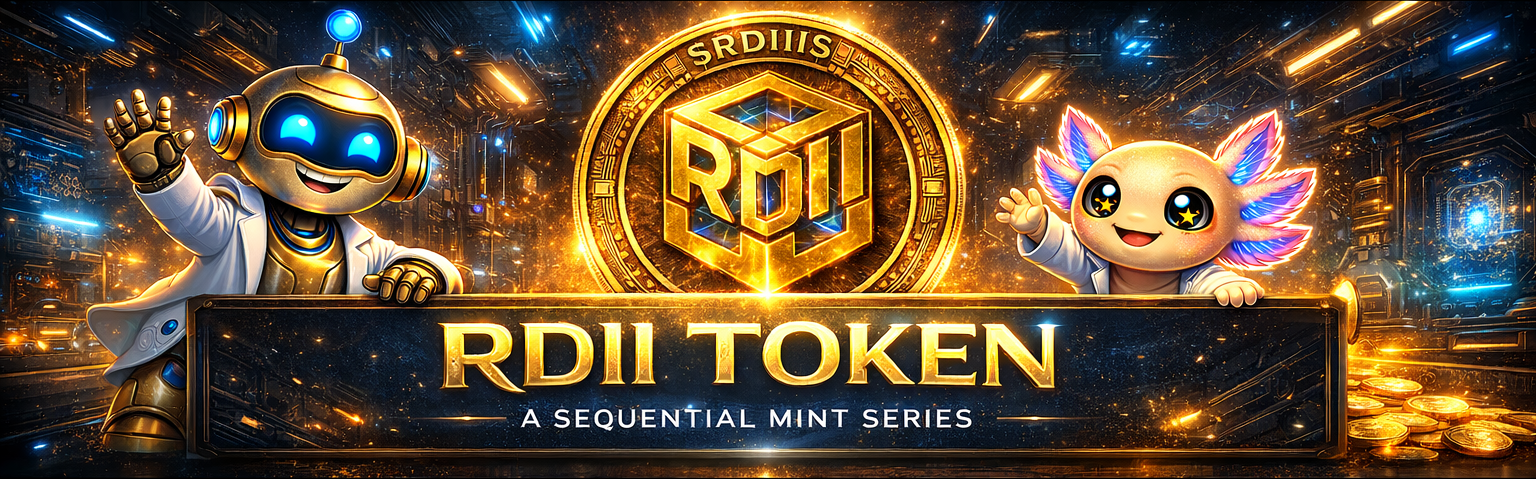 RDII Network and RDIITOKEN banner
